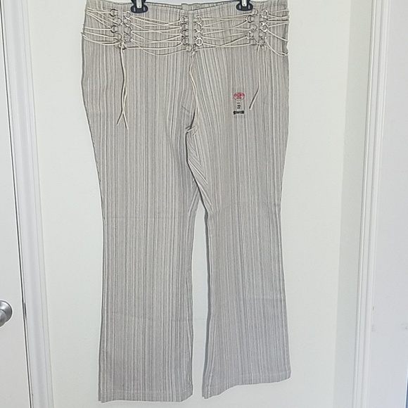 Revolt Jeans Co Denim - 🆕️ Revolt Trending Wide-Leg Stripe Stretch Denim